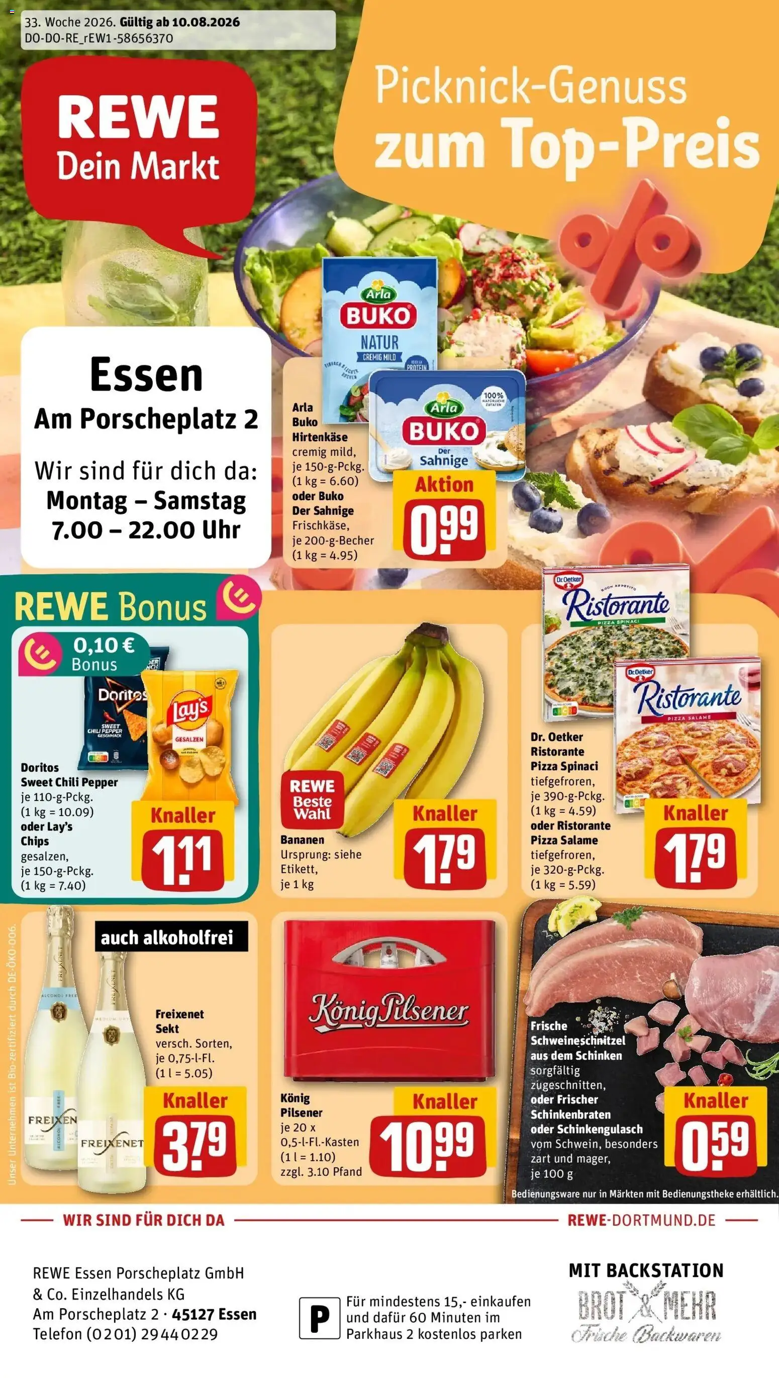 Vorschau von dem Prospekt des Geschäftes Rewe, gültig ab dem 10.08.2026
