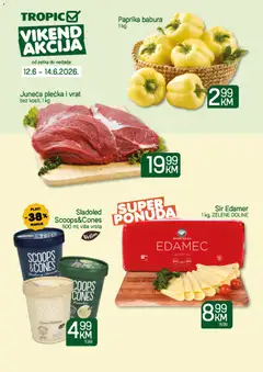 Pregled letka Tropic vikend akcija trgovine Tropic vrijedi od 12.06.2026