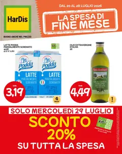 Anteprima dell'opuscolo HarDis volantino dal negozio HarDis valido da 20/07/2026