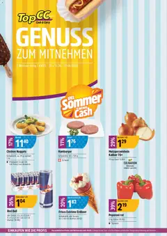 Vorschau des Merkblatts TopCC aktionen Genuss vom Shop TopCC gültig von 15.06.2026 bis 27.06.2026