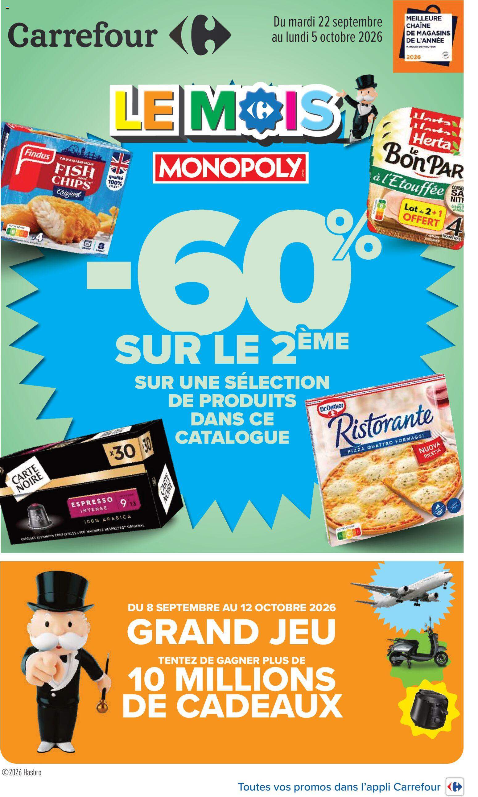 Nouveau catalogue Carrefour à partir du 22/09