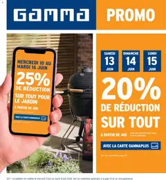 Prévisualisation de GAMMA - Brochure du magasin GAMMA formulaire valide 03/06/2026