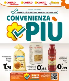 Anteprima dell'opuscolo Conad volantino Convenienza Più Sicilia dal negozio Conad valido da 30/09/2026