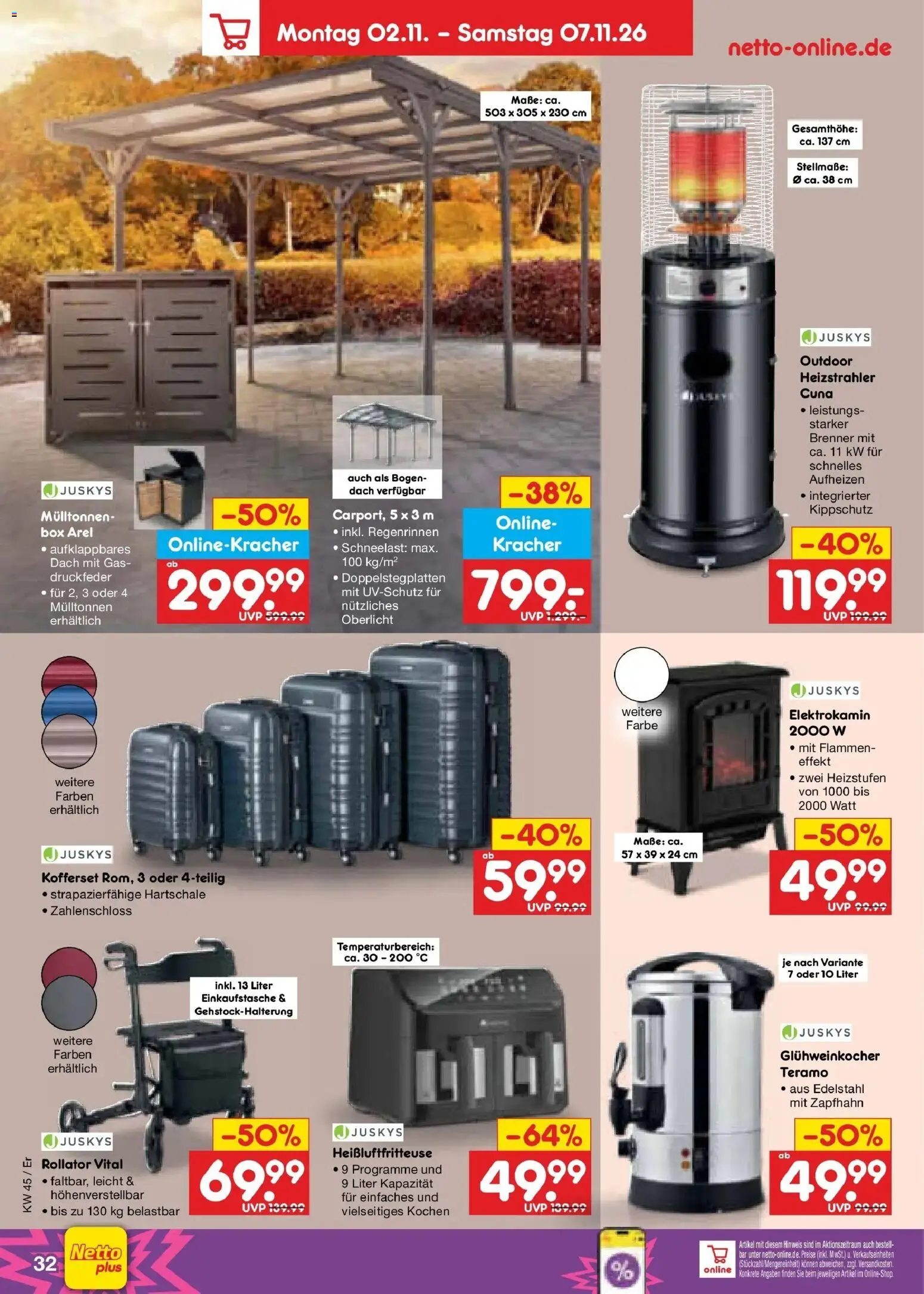 Vorschau von dem Prospekt des Geschäftes Netto Marken-Discount, gültig ab dem 02.11.2026 - Heißluftfritteuse, Box