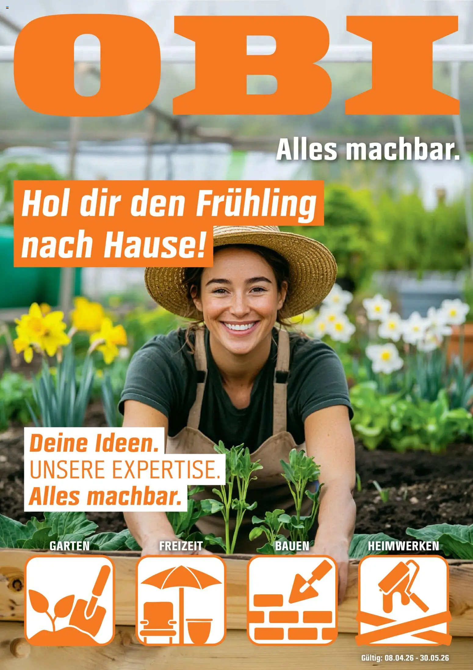 Vorschau des Merkblatts ALLES MACHBAR MIT OBI vom Shop OBI gültig von 07.04.2026 bis 30.05.2026