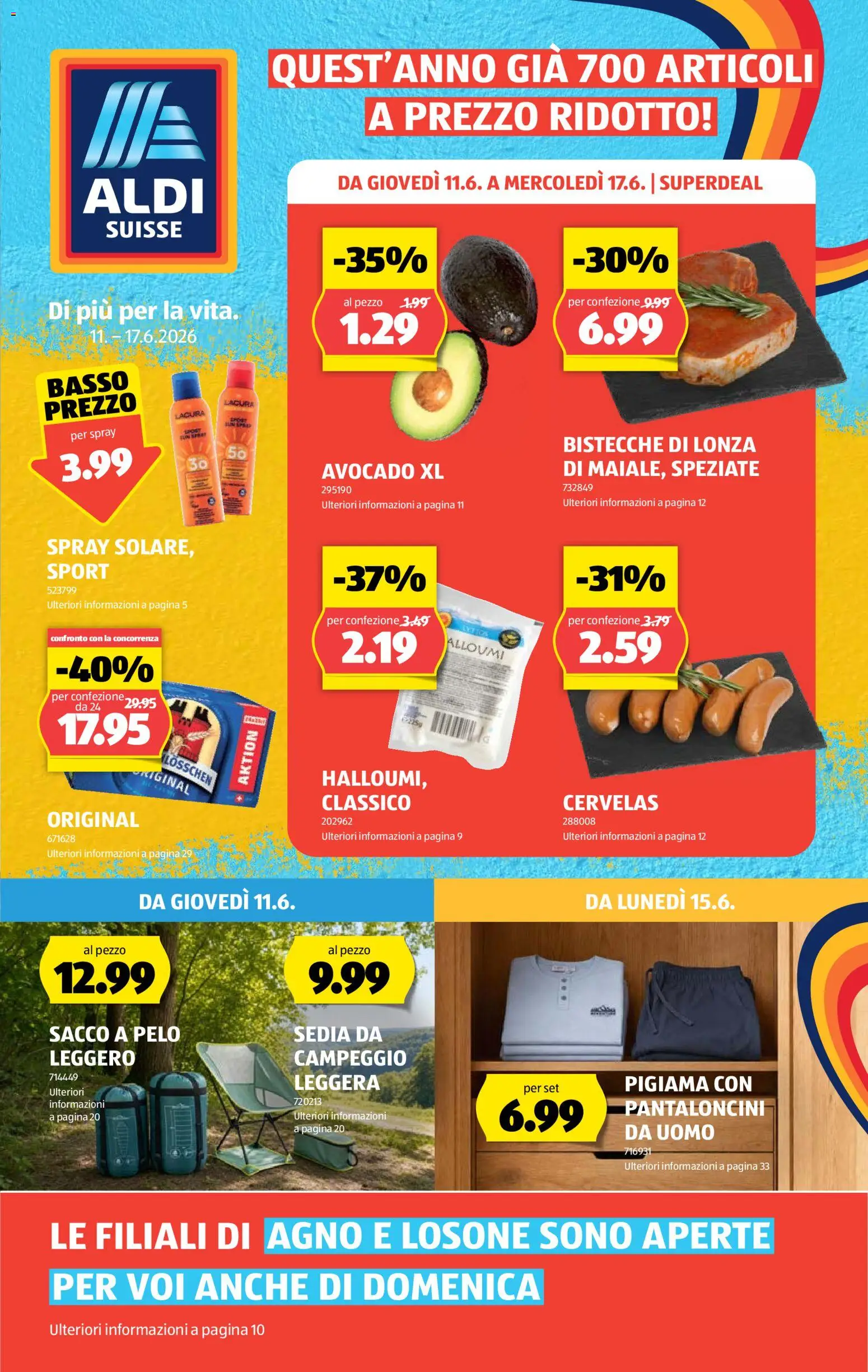 Vorschau des Merkblatts Aldi aktionen IT vom Shop Aldi gültig von 11.06.2026 bis 17.06.2026