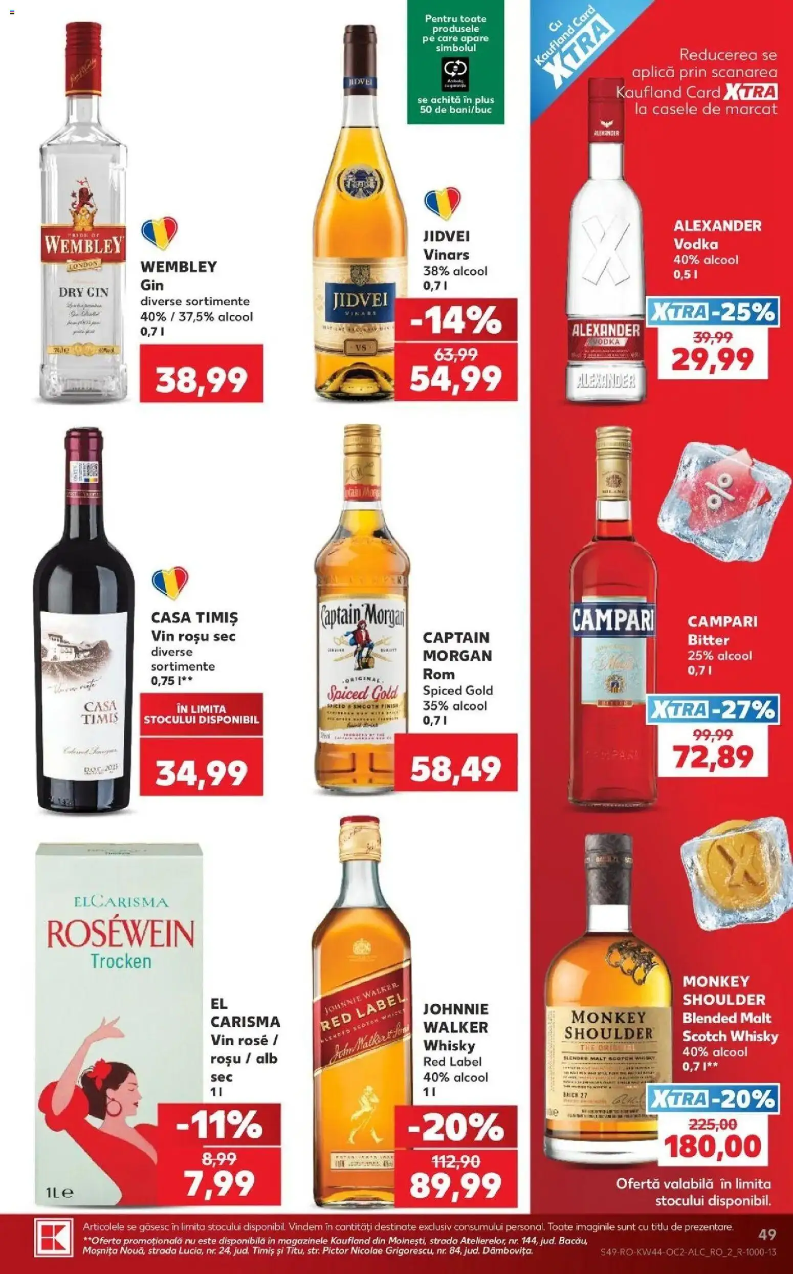 Previzualizarea de cataloage: Kaufland Kaufland Constanța valabil de la 28.10.2026 - Campari, Vin, Vodka, Plus, Vin rose, Vin rosu, Aplică, Scotch Whisky