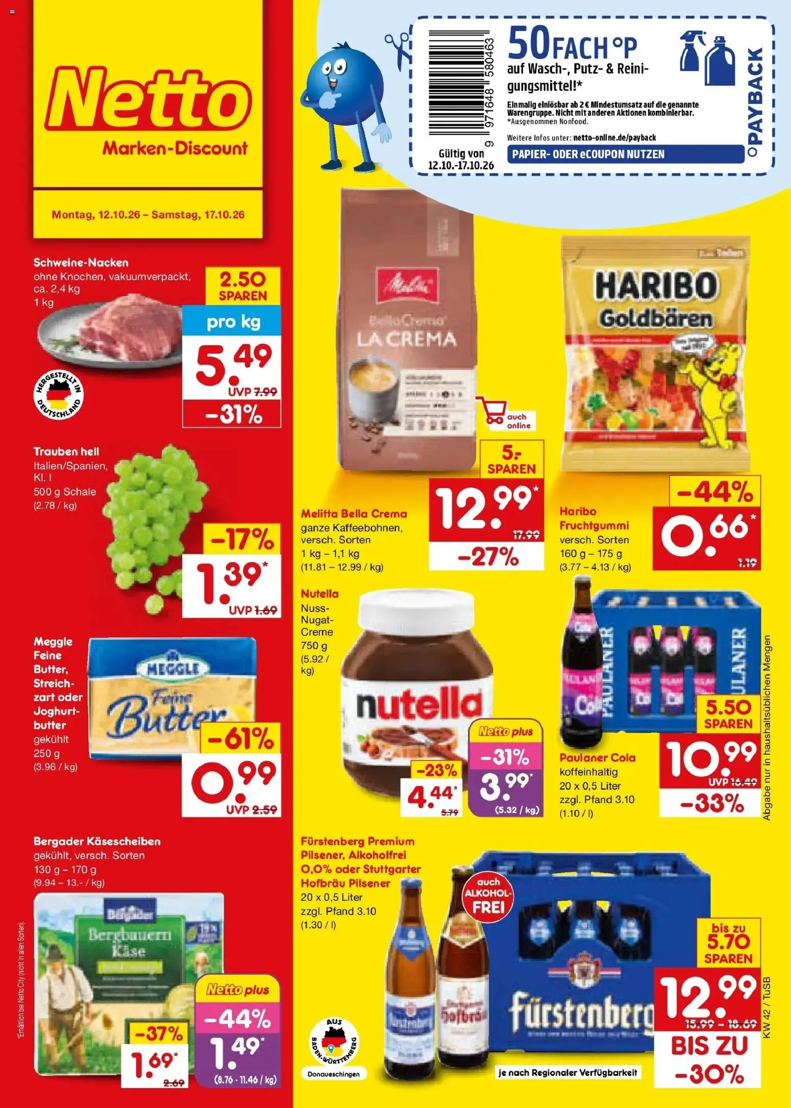 Vorschau von dem Prospekt des Geschäftes Netto Marken-Discount, gültig ab dem 12.10.2026