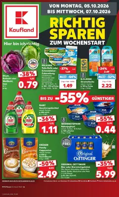 Vorschau von dem Prospekt des Geschäftes Kaufland, gültig ab dem 05.10.2026