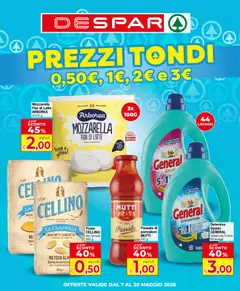 Anteprima dell'opuscolo Despar volantino Express Sardegna dal negozio Despar valido da 07/05/2026