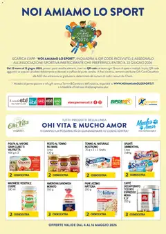 Anteprima dell'opuscolo Eté volantino Noi Amiamo Lo Sport dal negozio Eté valido da 04/05/2026