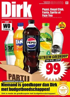 Voorbeeld van Dirk folder week 33 van winkel Dirk geldig vanaf 12-08-2026