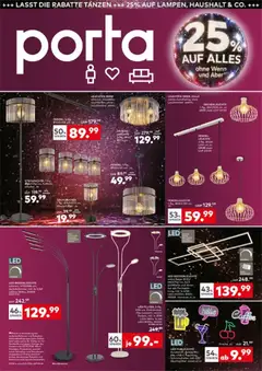 Vorschau von dem Prospekt des Geschäftes Porta!, gültig ab dem 24.09.2026