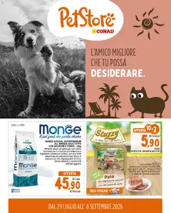 Anteprima dell'opuscolo Conad volantino PetStore Lazio, Campania, Sicilia dal negozio Conad valido da 29/07/2026