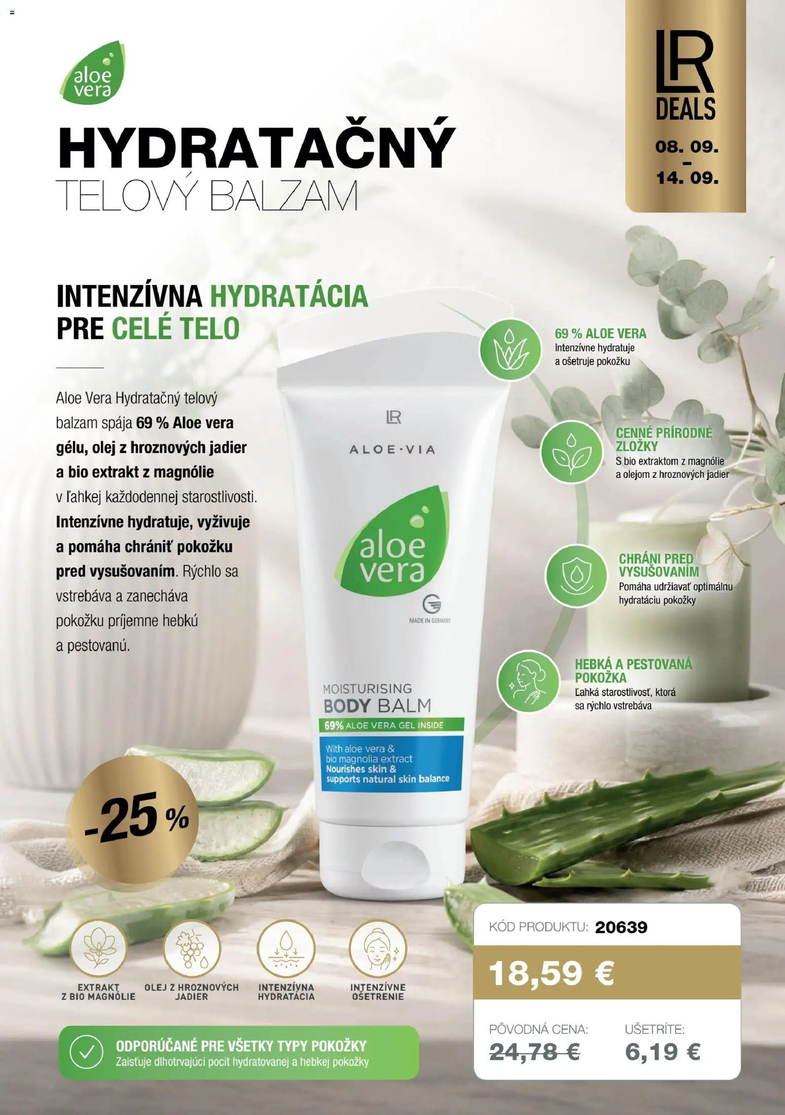 Náhľad LR letáku platného od 08.09.2026 - Aloe Vera, Olej