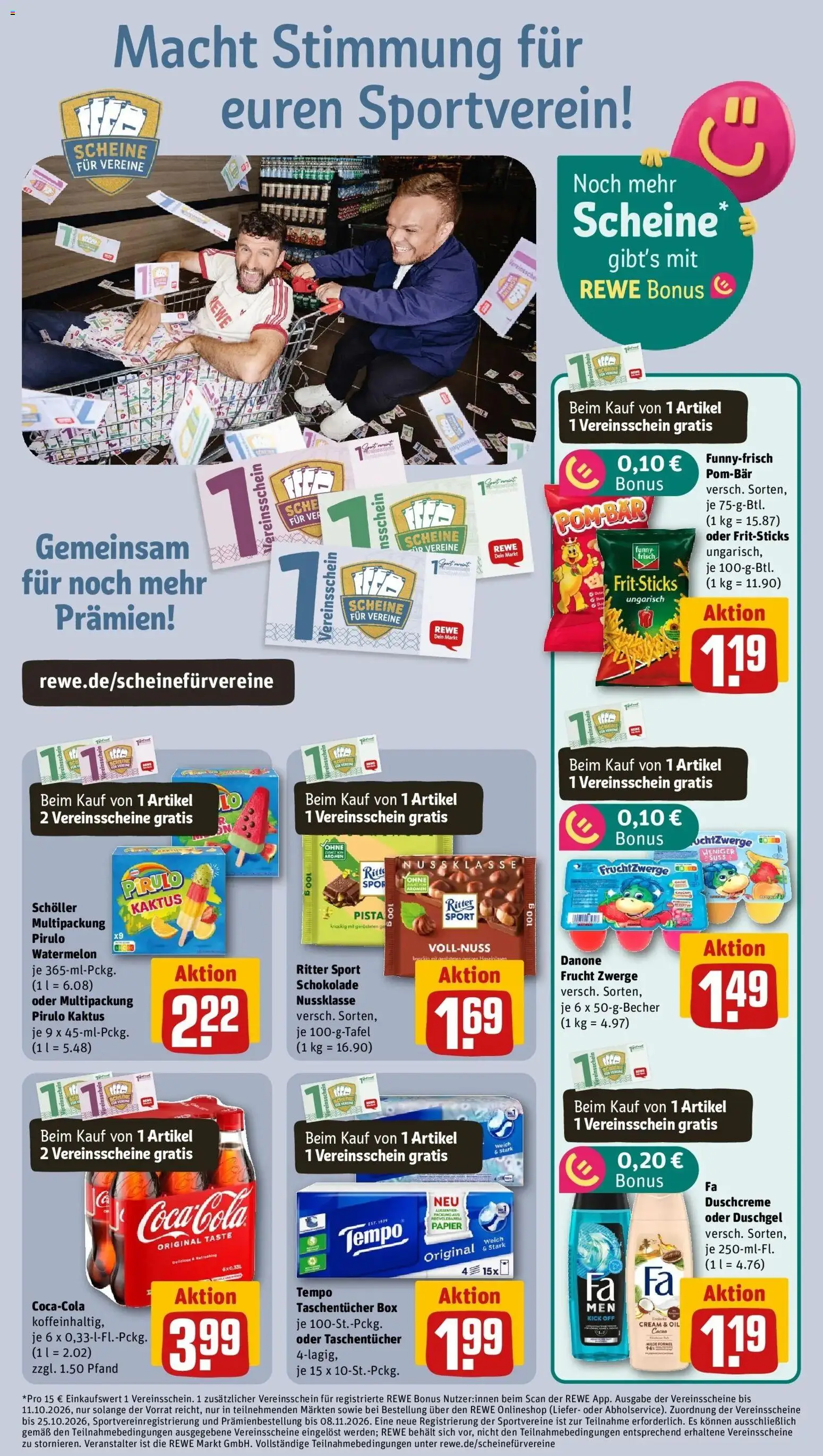 Vorschau von dem Prospekt des Geschäftes Rewe, gültig ab dem 07.09.2026