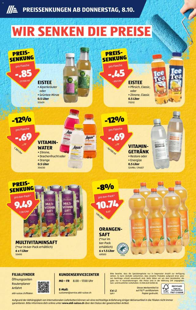 Neue Aldi Aktionen ab 08.10.
