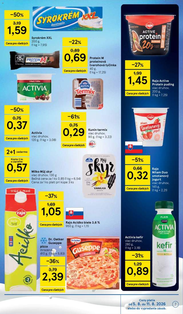 Nový Tesco leták od 05.08.