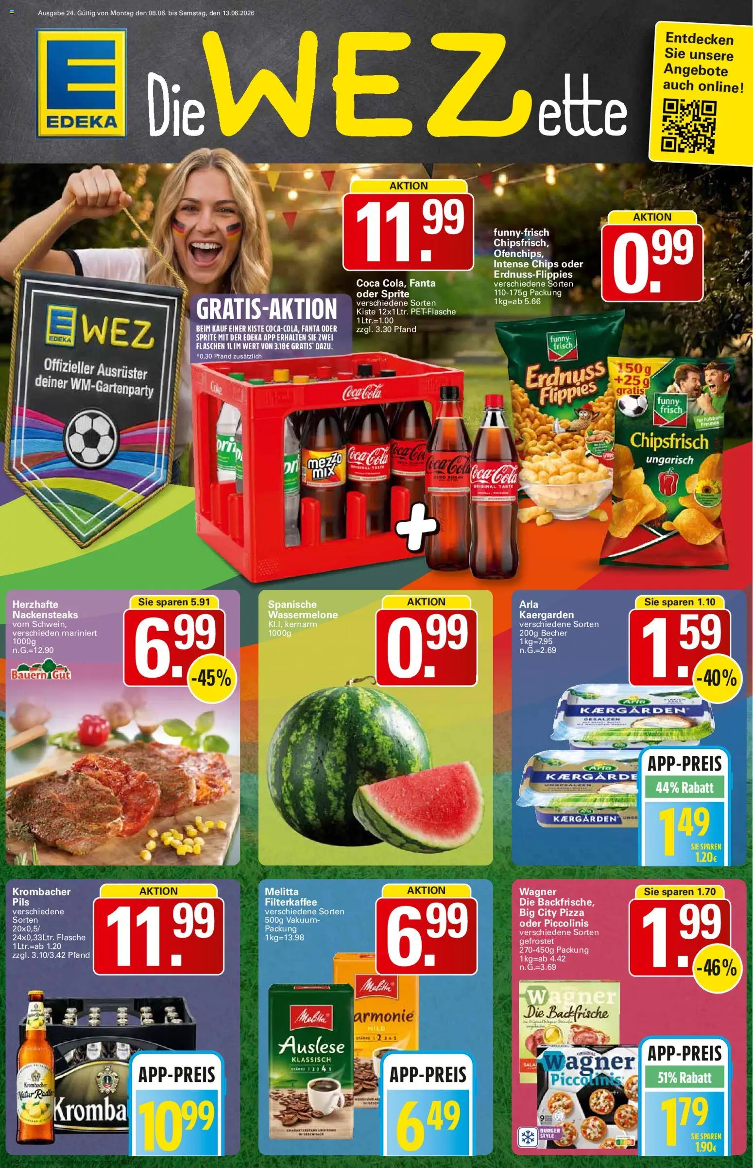 Vorschau von dem Prospekt des Geschäftes WEZ, gültig ab dem 08.06.2026
