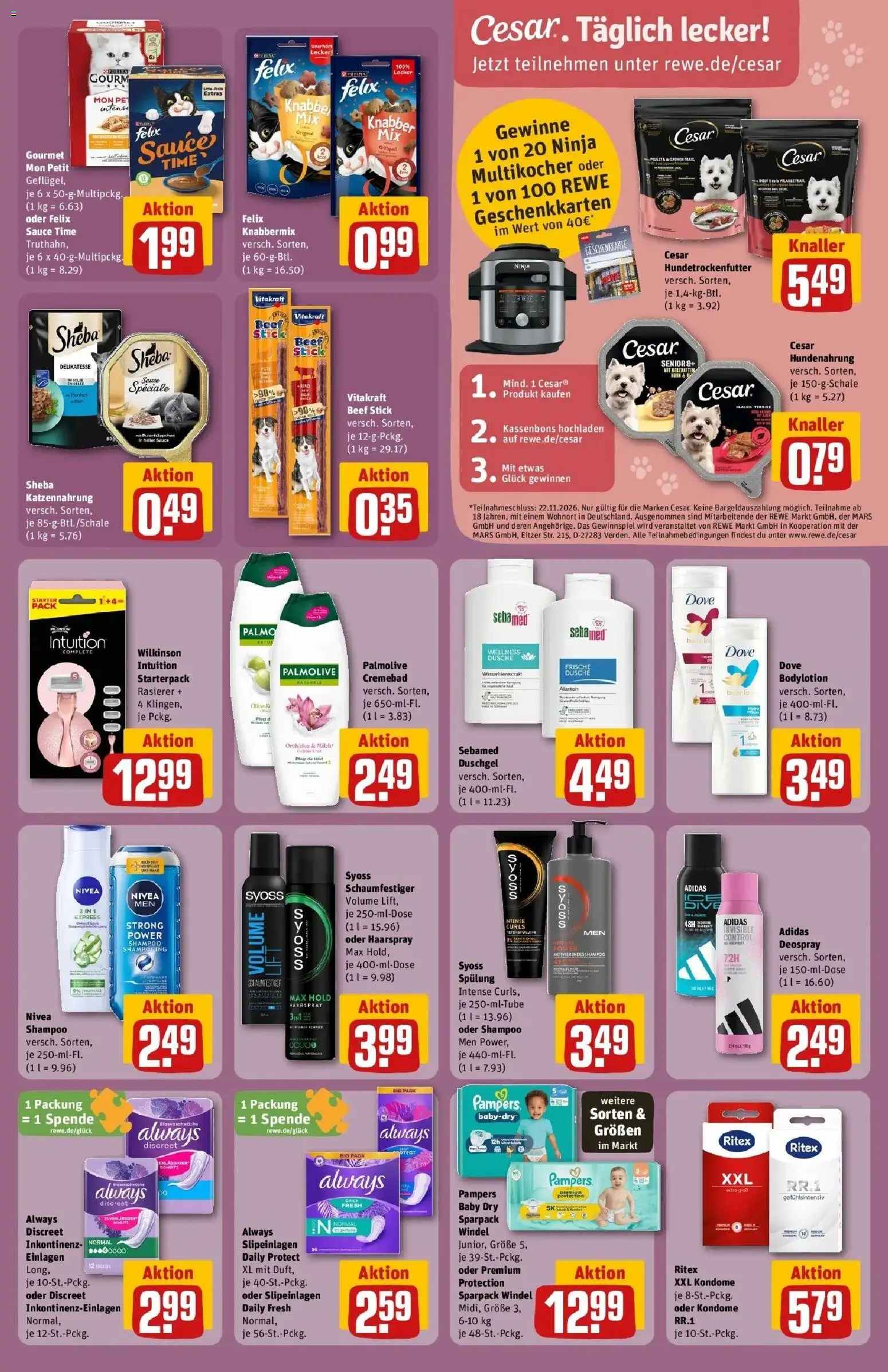 Vorschau von dem Prospekt des Geschäftes Rewe, gültig ab dem 26.10.2026