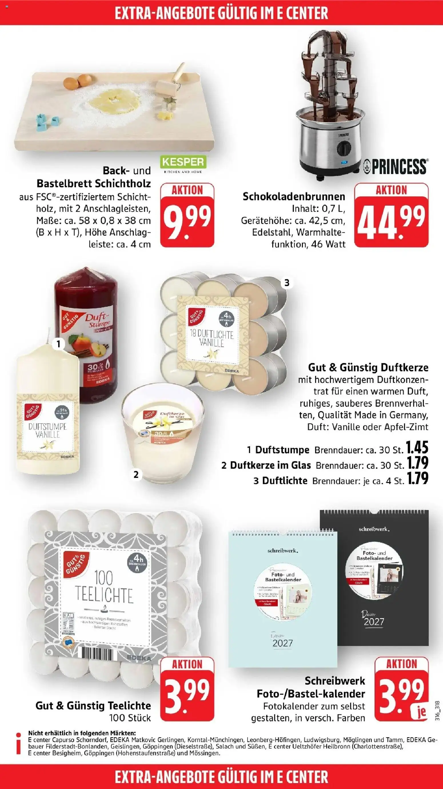 Vorschau von dem Prospekt des Geschäftes E center, gültig ab dem 26.10.2026