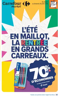 Prévisualisation de Carrefour Market Rentree des classes du magasin Carrefour Market formulaire valide 07/07/2026
