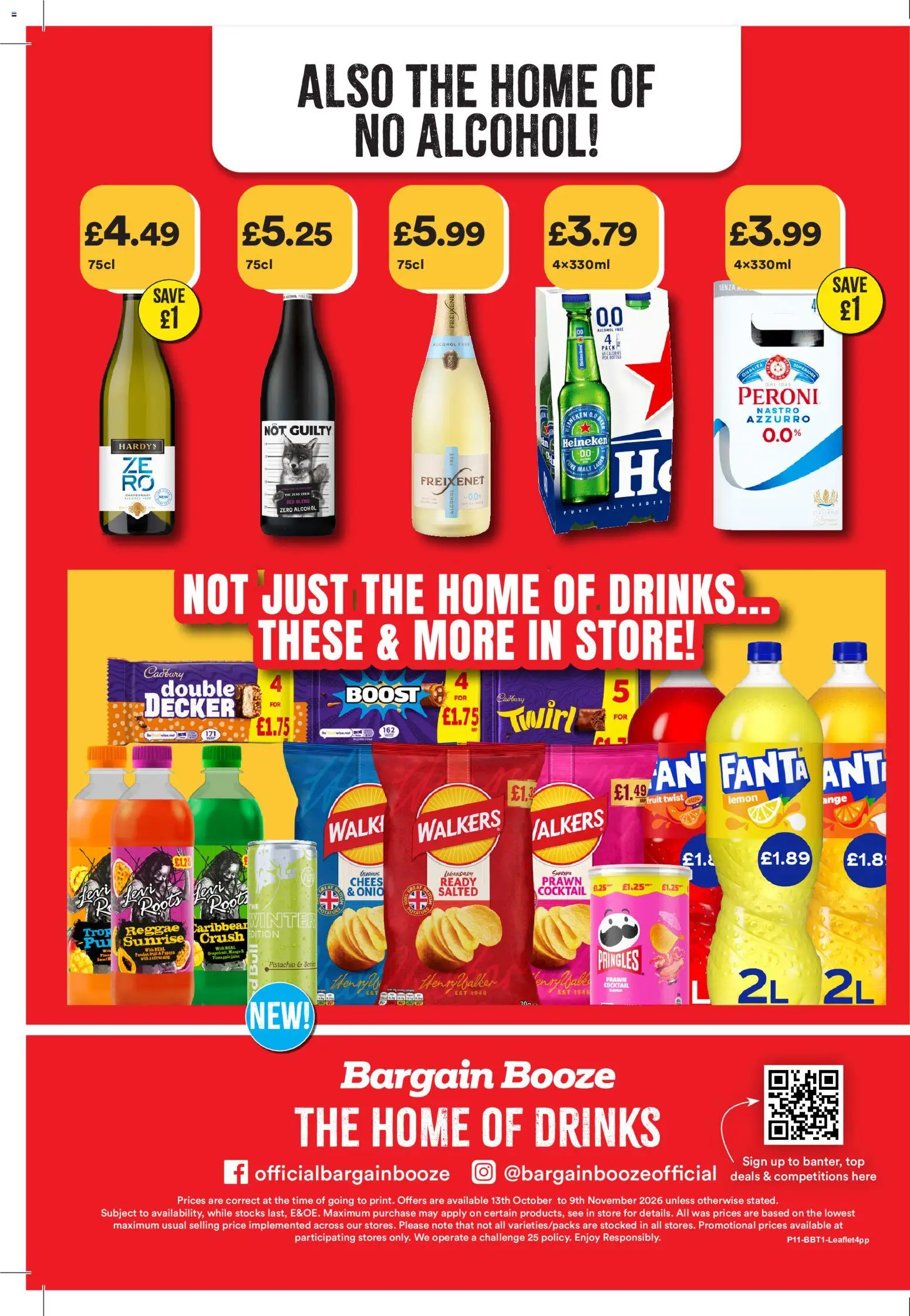Preview of Bargain Booze Bargain Booze - Offers valid from 13/10/2026 - Fruit, Drinks, Alcohol, Lemon, Juice, Heineken, Fanta, Pineapple juice