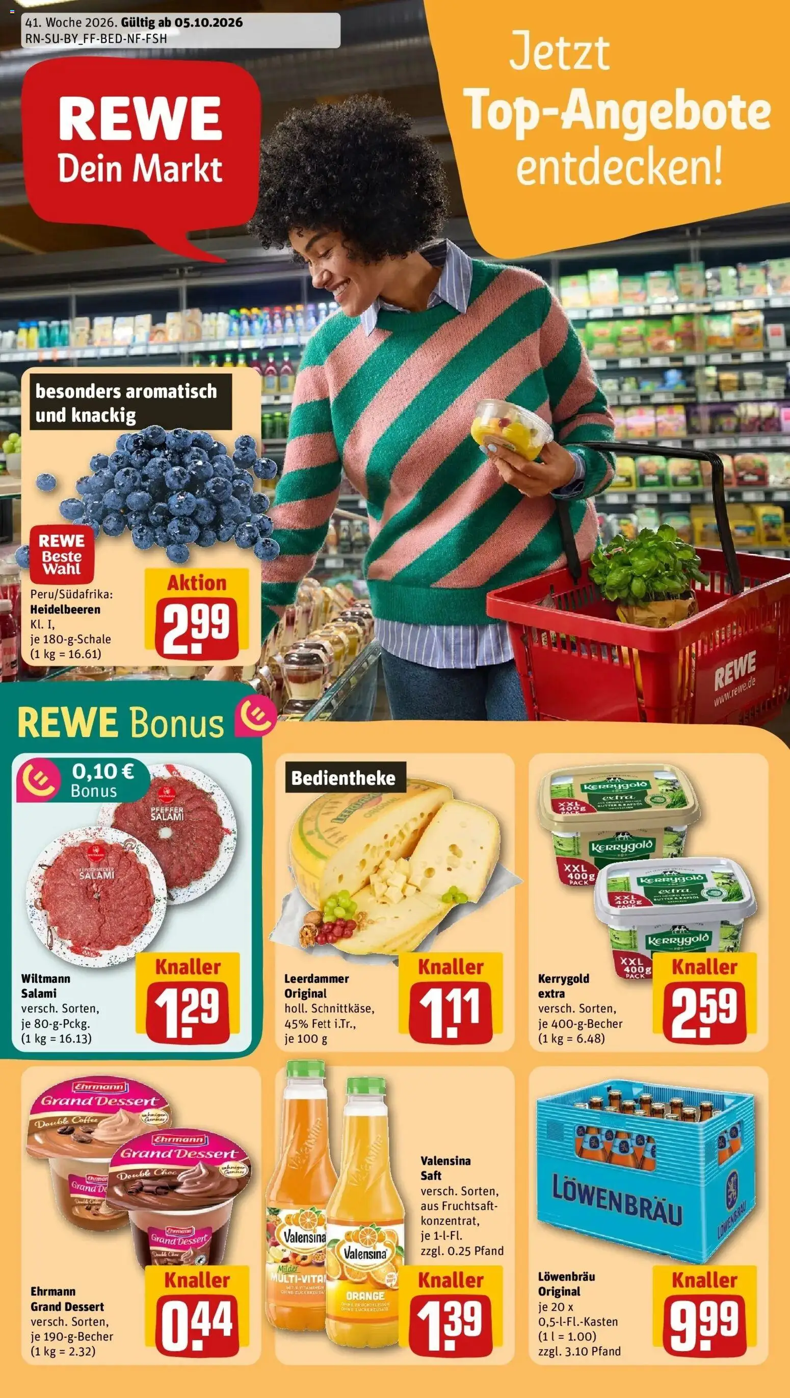 Vorschau von dem Prospekt des Geschäftes Rewe, gültig ab dem 05.10.2026