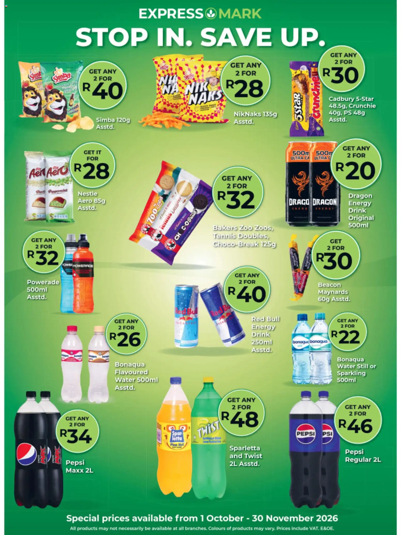 Preview of Agrimark flyer valid from 01/10/2026 - Water, Energy drink