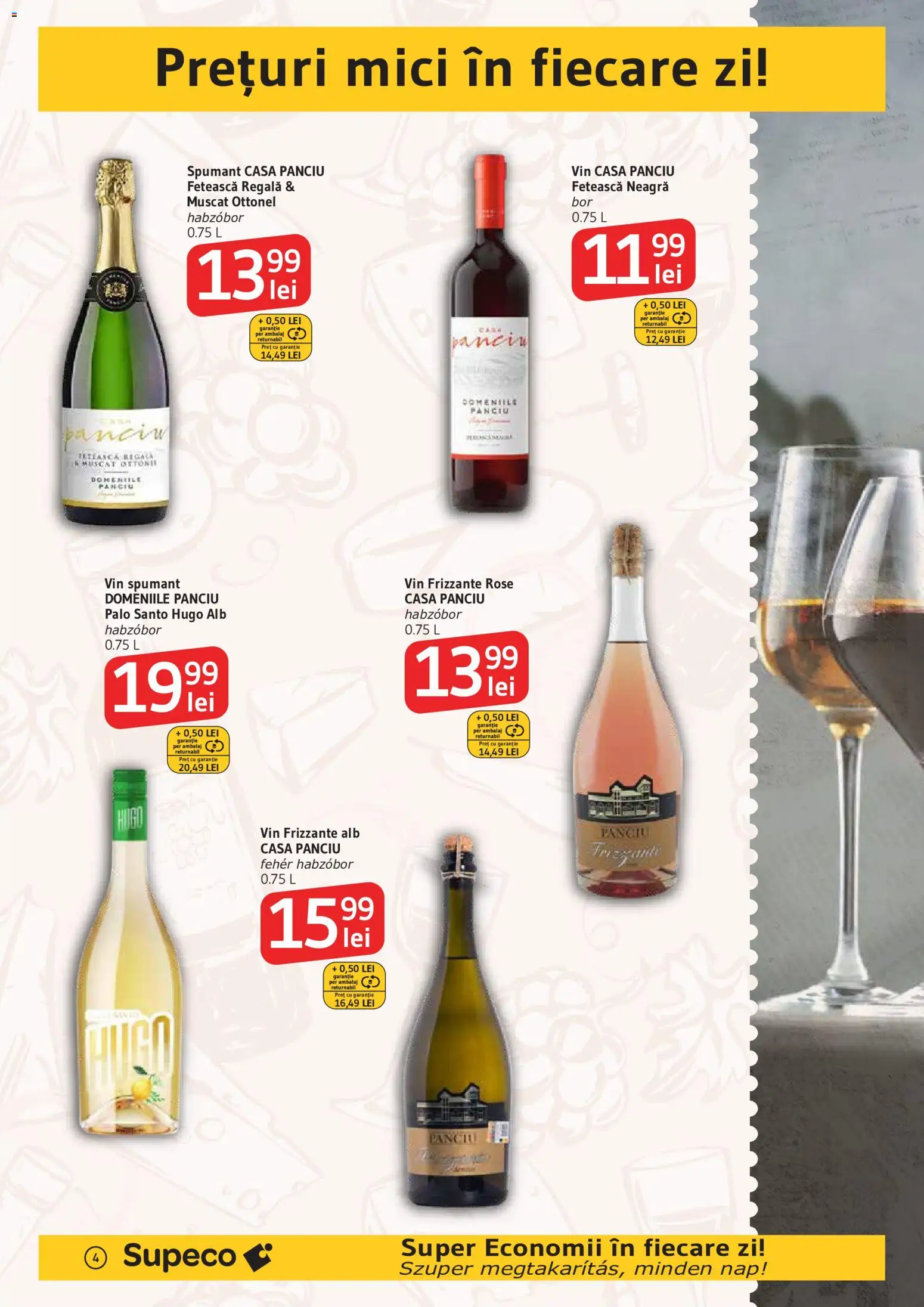 Previzualizarea de cataloage: Supeco Supeco Catalog Vin&Branza Bilingv valabil de la 08.10.2026 - Hugo, Mici, Vin, Vin spumant, Vin Frizzante