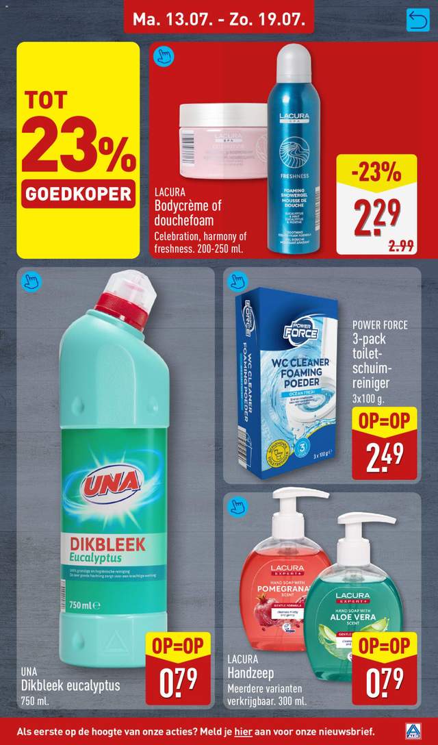 Nieuwe Aldi folder vanaf 13-07