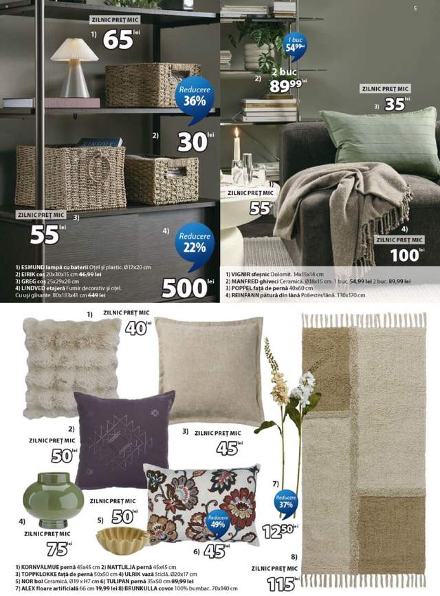 Noul catalog Jysk de la 25.08.