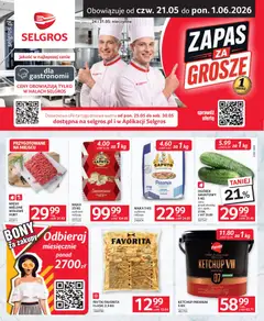 Pogląd gazetki "Selgros cash&carry gazetka - Oferta dla gastronomii" ze sklepu Selgros cash&carry ważnej od 21.05.2026