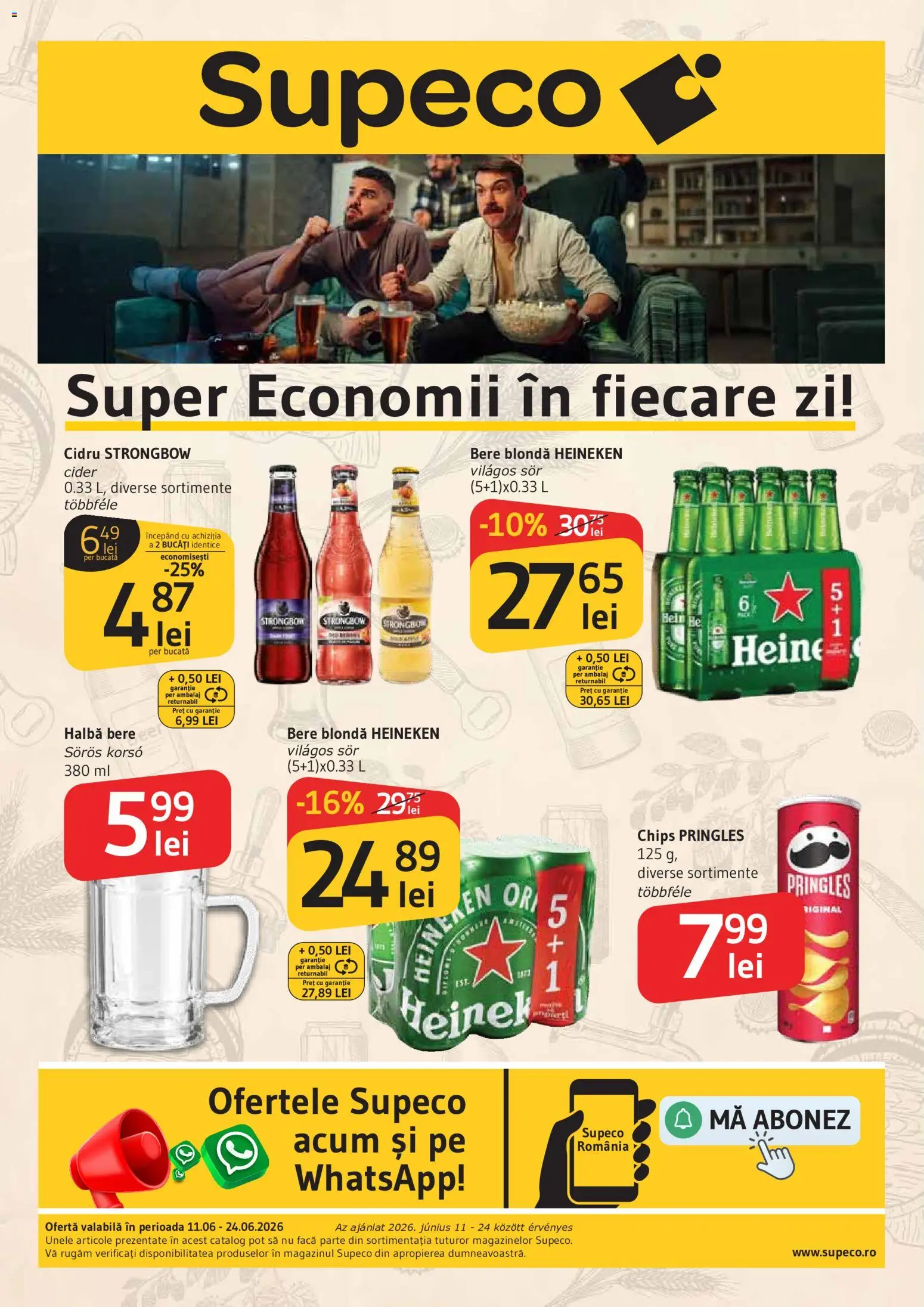 Previzualizarea de cataloage: Supeco Supeco Catalog Bilingv Bere & Chips valabil de la 11.06.2026 - Bere, Pringles
