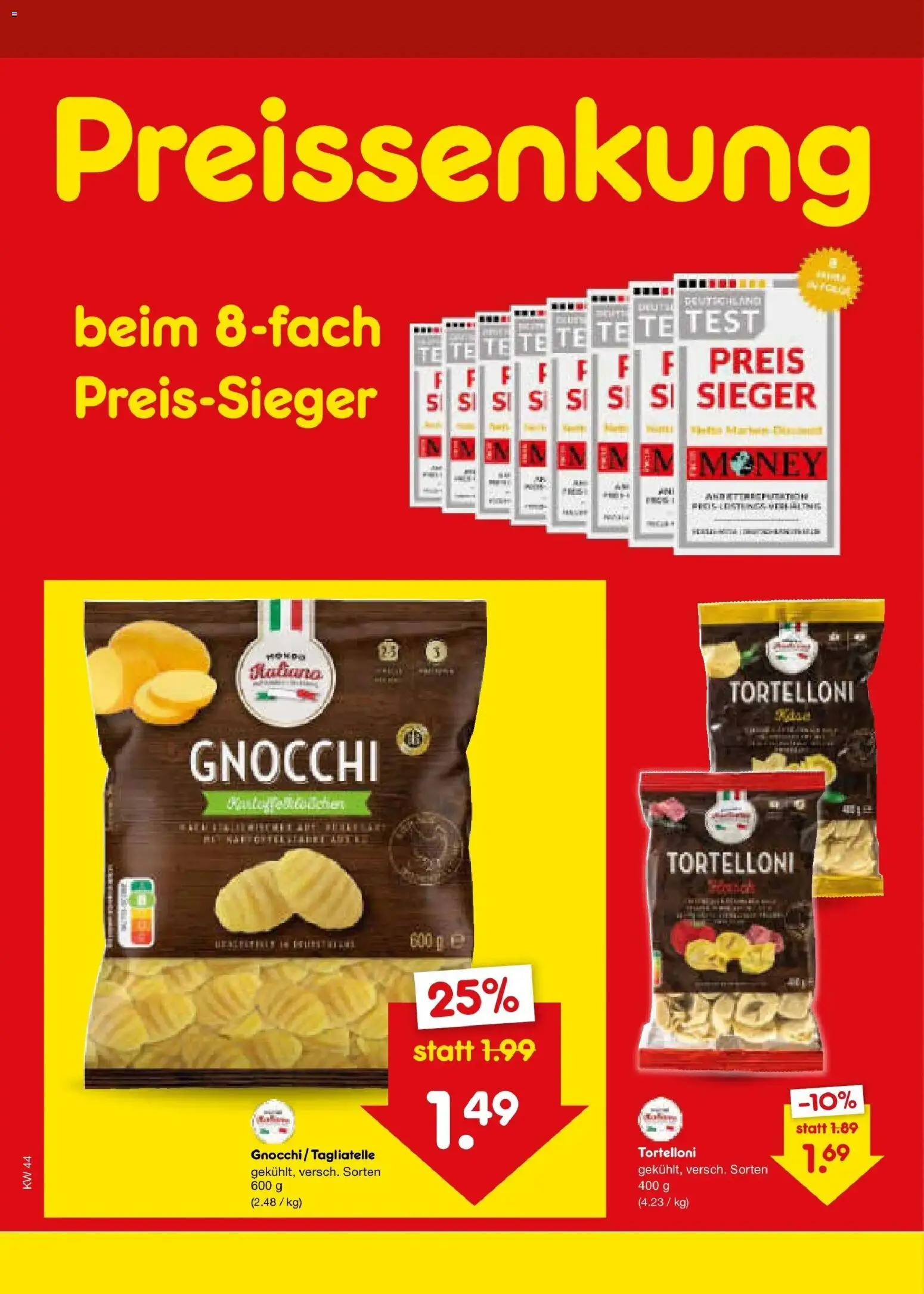 Vorschau von dem Prospekt des Geschäftes Netto Marken-Discount, gültig ab dem 28.10.2026 - Gnocchi