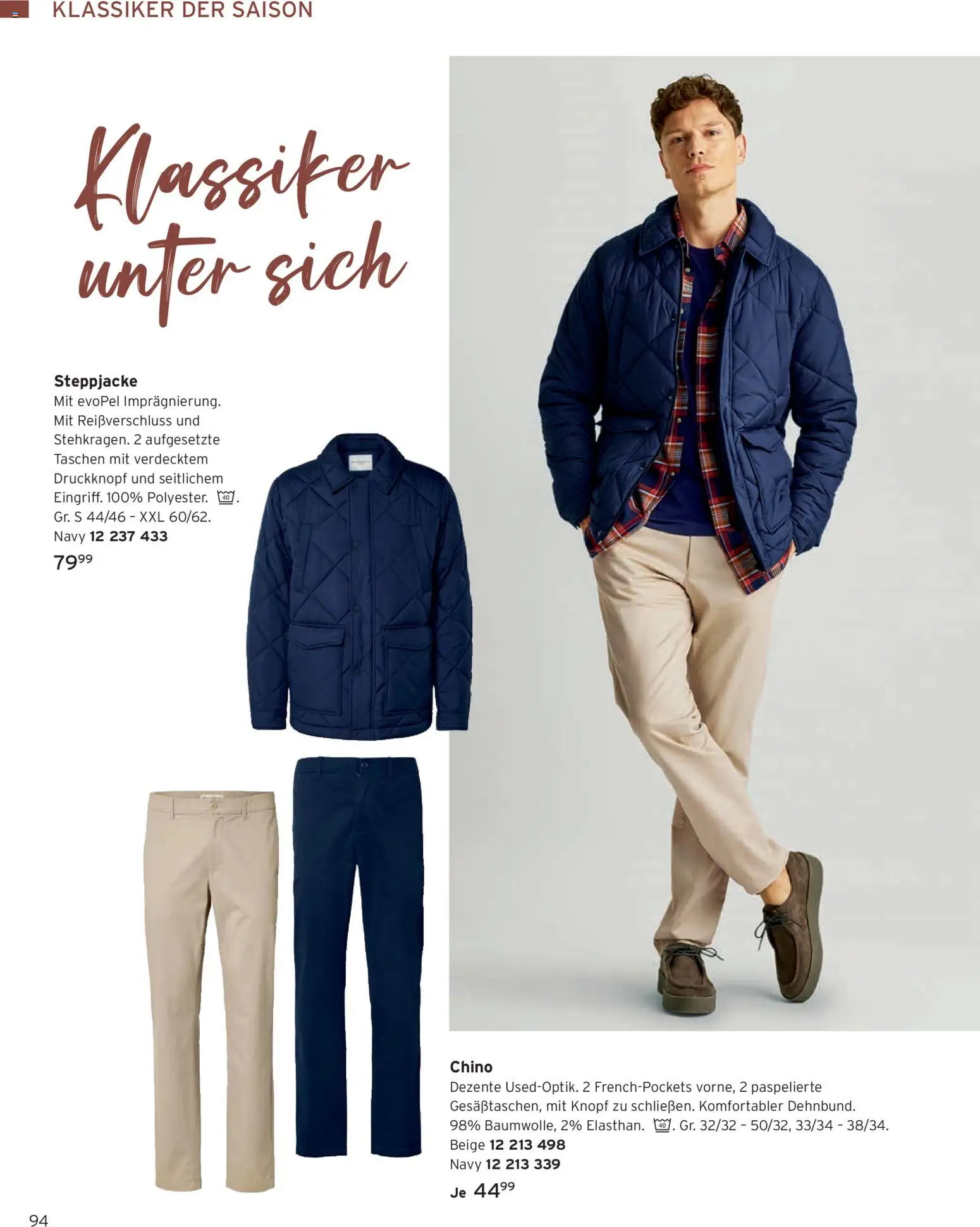 Vorschau von dem Prospekt des Geschäftes Tchibo, gültig ab dem 01.11.2026 - Taschen, Steppjacke
