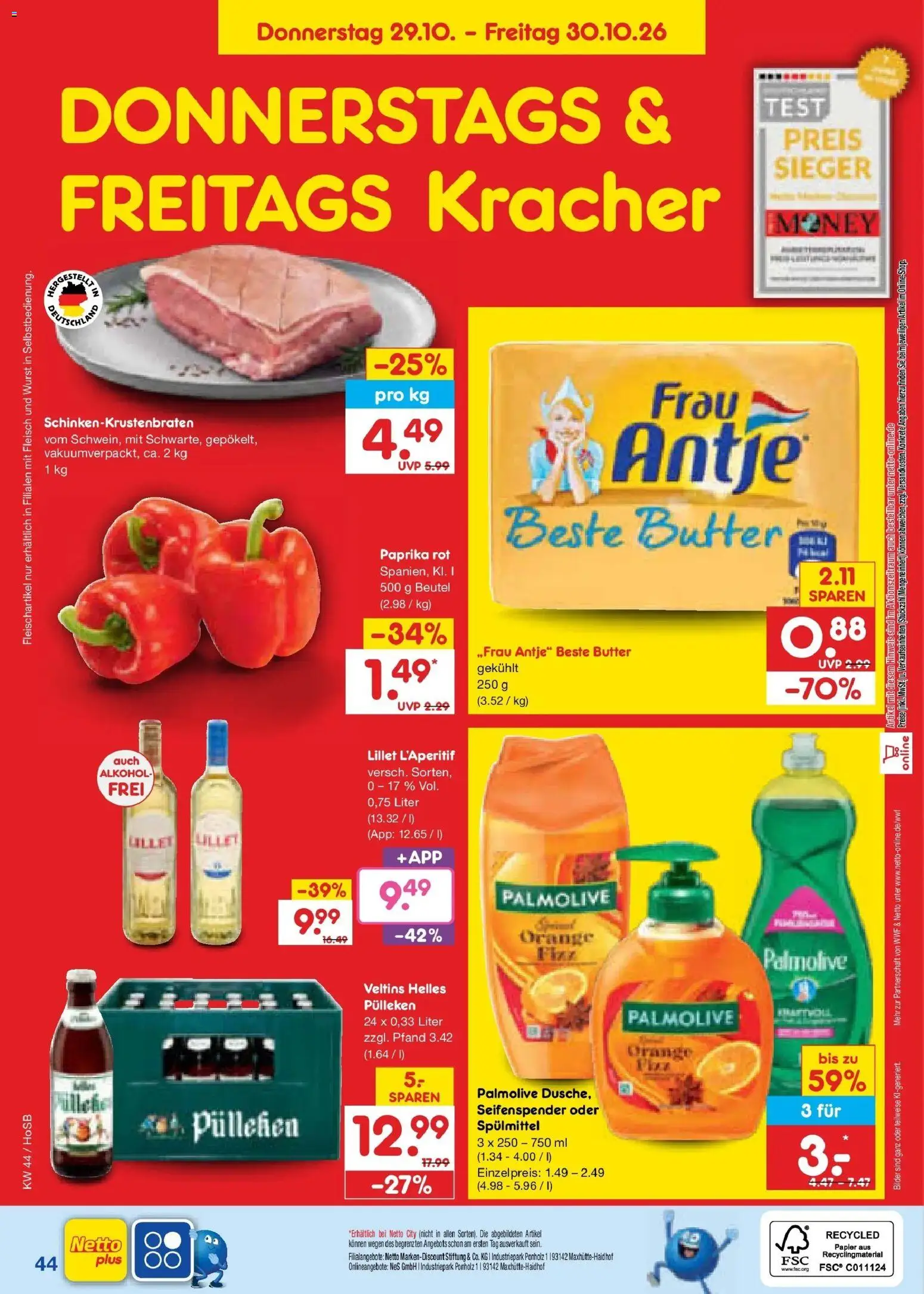 Vorschau von dem Prospekt des Geschäftes Netto Marken-Discount, gültig ab dem 26.10.2026