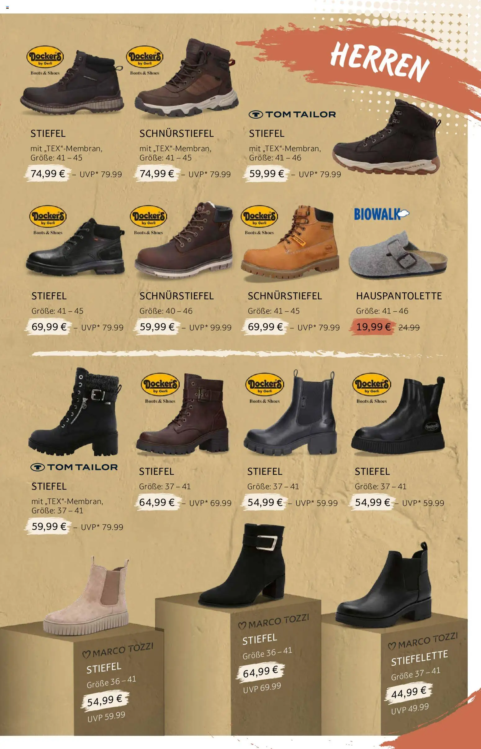 Vorschau von dem Prospekt des Geschäftes V-Markt, gültig ab dem 22.10.2026 - Stiefel