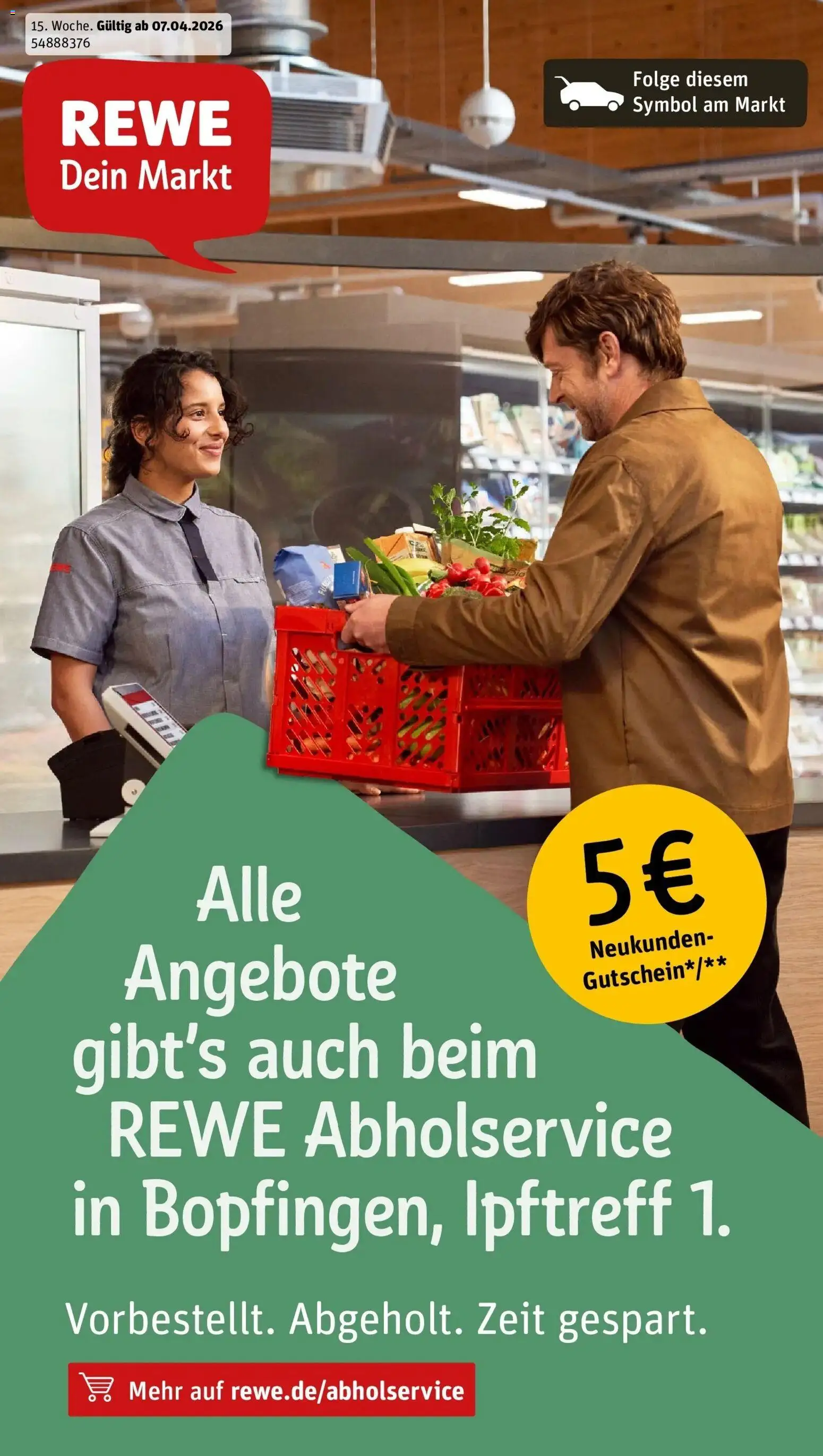Vorschau von dem Prospekt des Geschäftes Rewe, gültig ab dem 05.04.2026