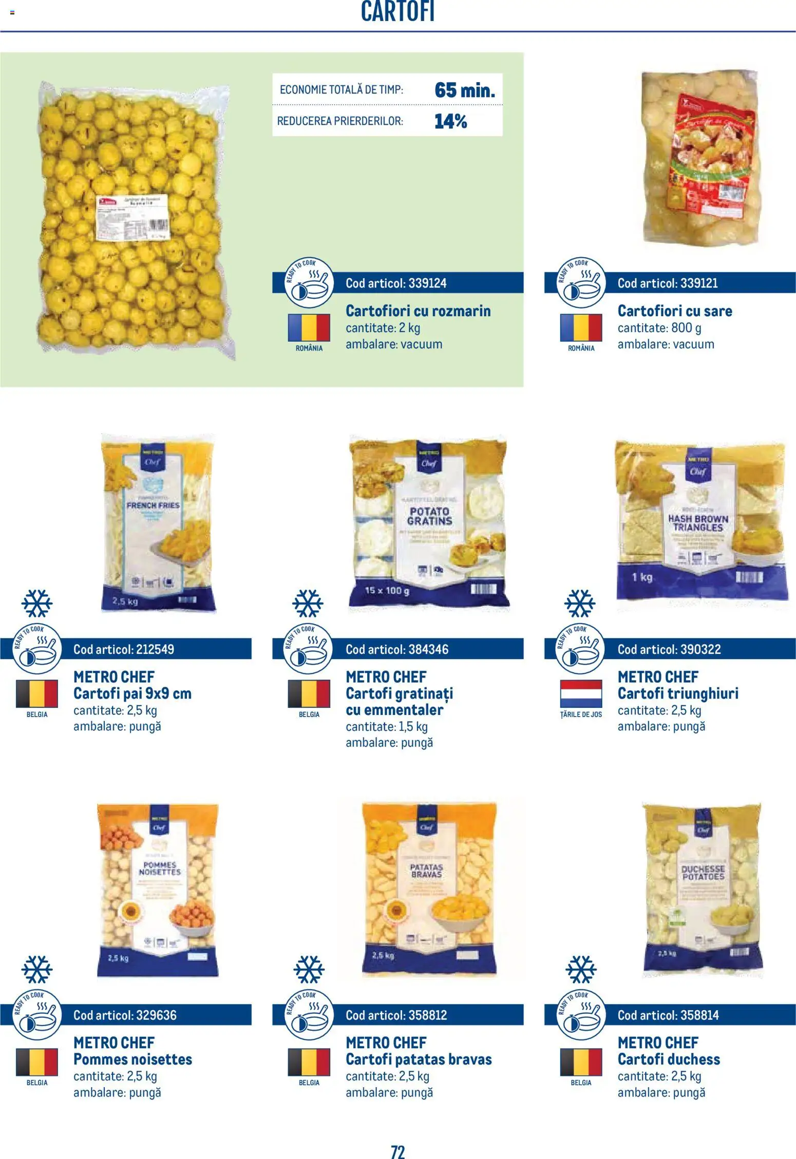 Previzualizarea de cataloage: Metro Metro Catalog Smart Chef valabil de la 21.04.2026 - Cartofi, Sare, Pungă