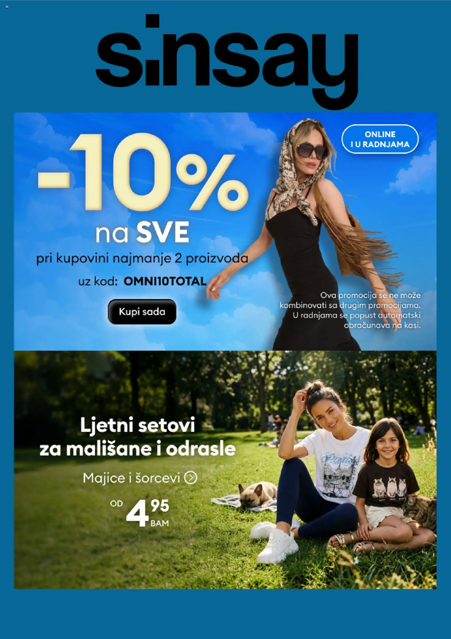 Pregled letka Sinsay katalog trgovine Sinsay vrijedi od 01.06.2026