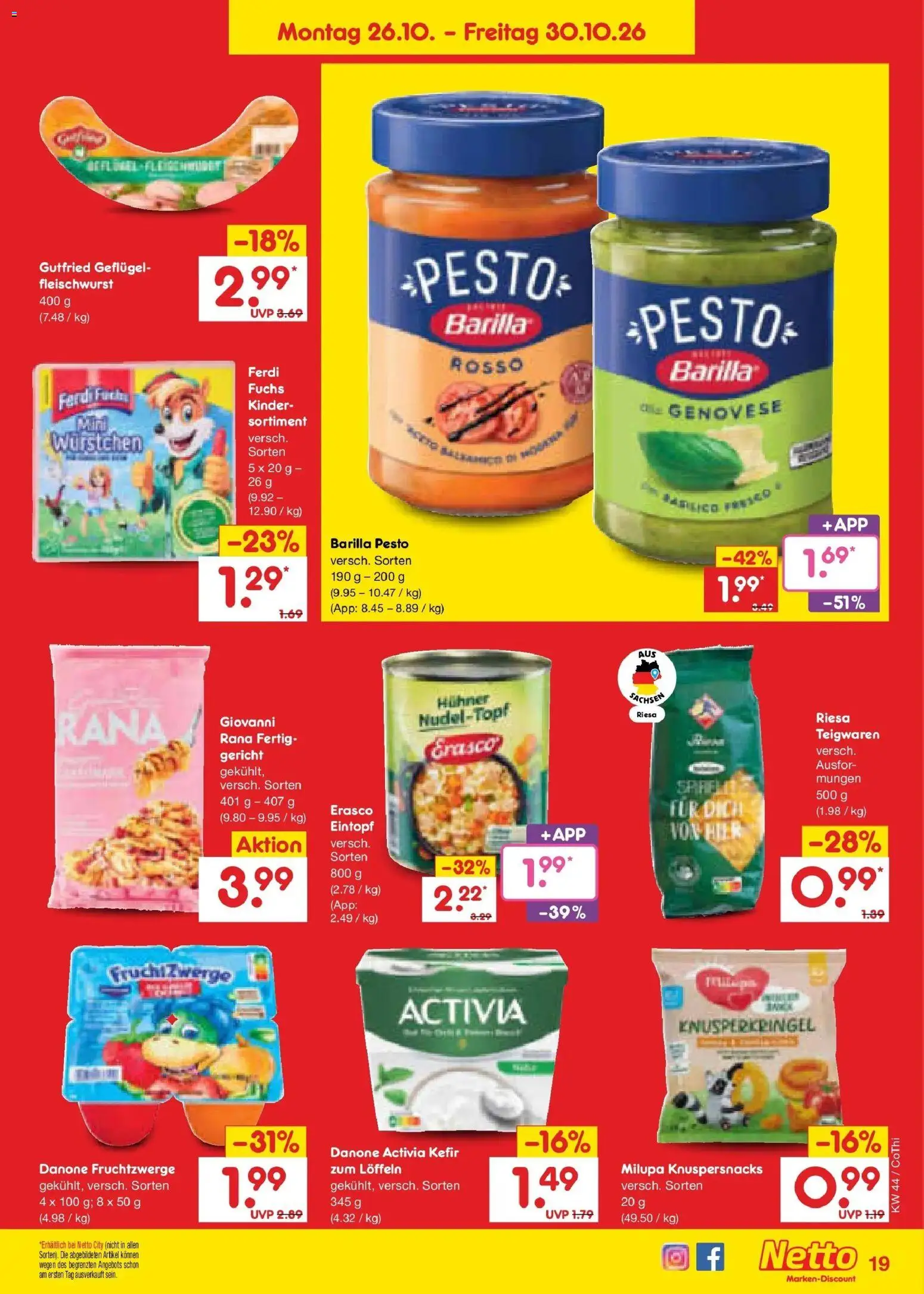 Vorschau von dem Prospekt des Geschäftes Netto Marken-Discount, gültig ab dem 26.10.2026