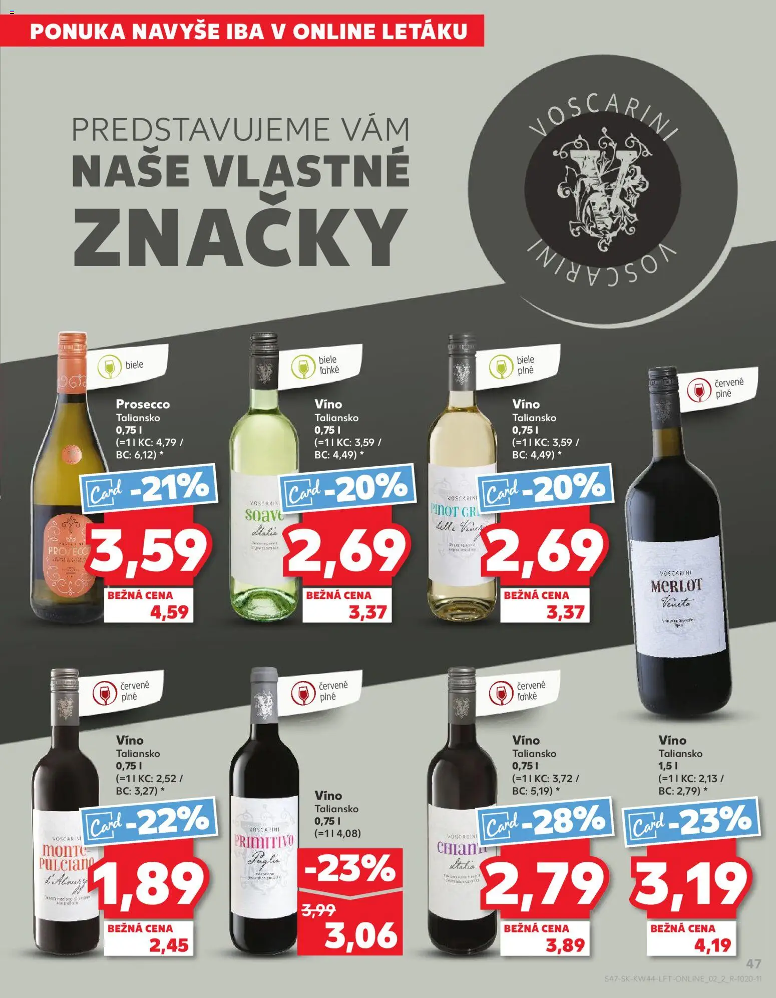 Náhľad Kaufland letáku platného od 30.10.2025 - Víno, Prosecco