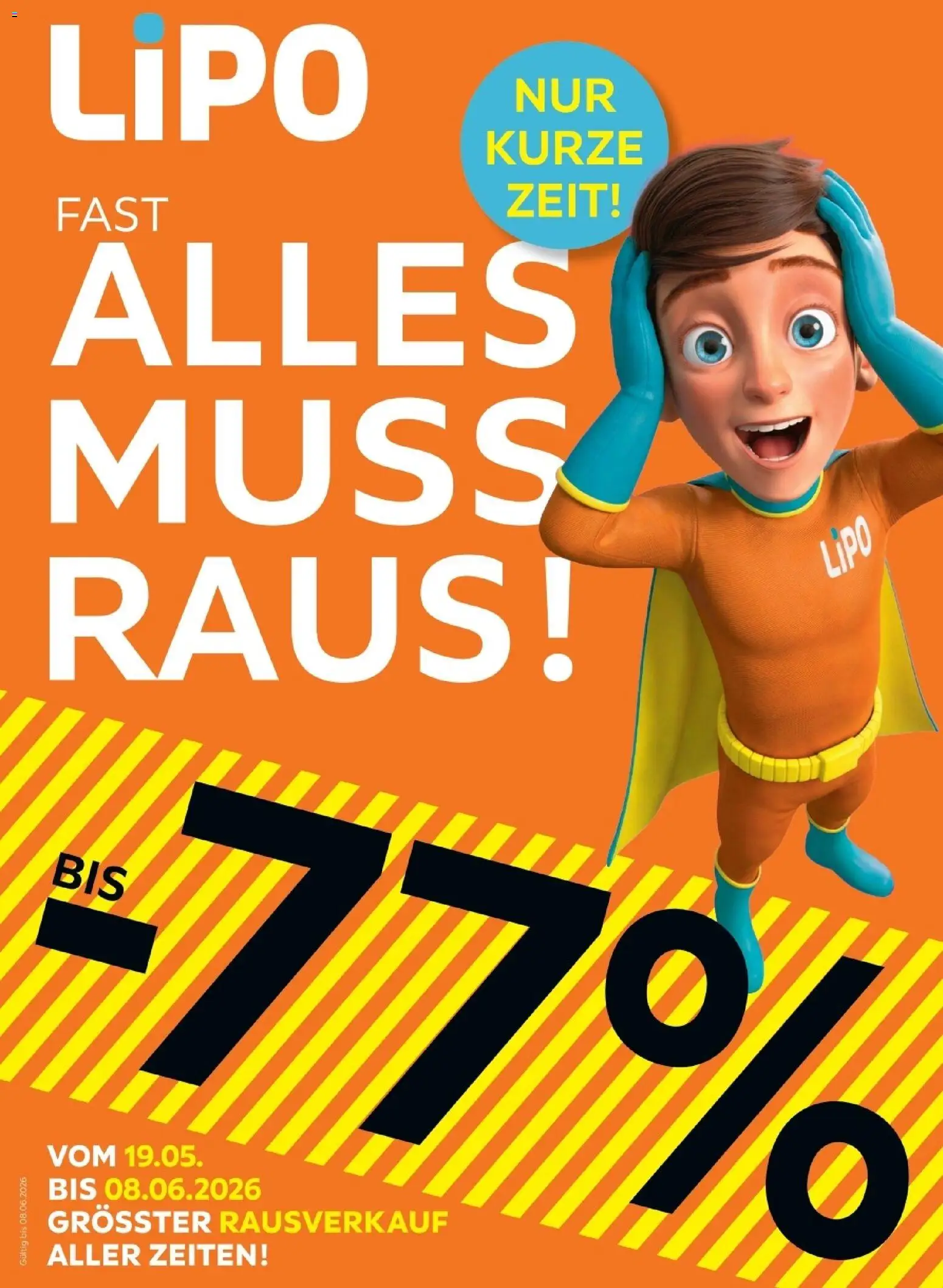Vorschau des Merkblatts Lipo aktionen vom Shop Lipo gültig von 19.05.2026 bis 08.06.2026