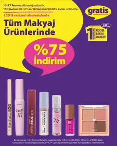 Gratis Gratis İndirim 15.07.2026 - Broşürünün önizlemesi