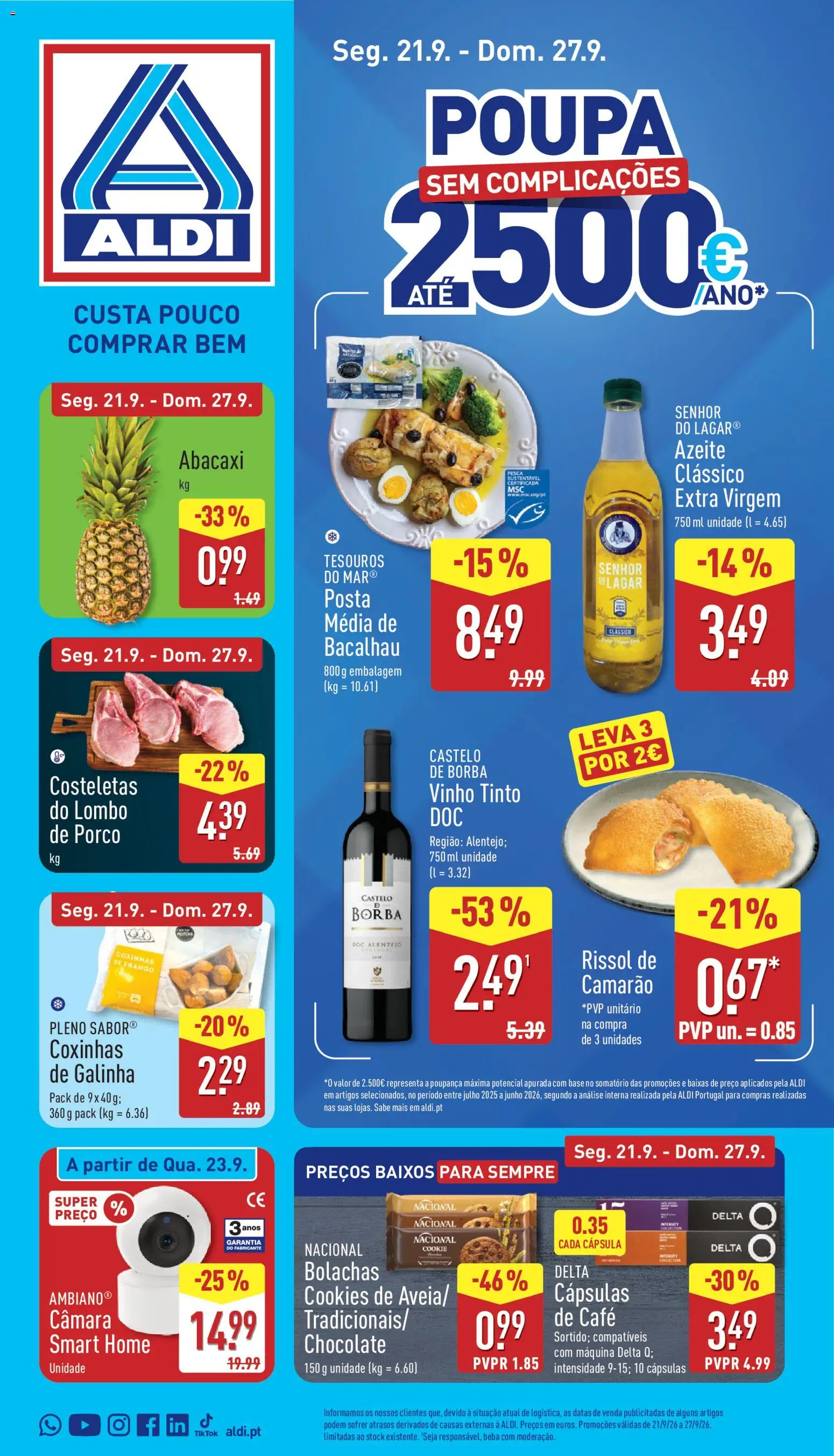 Pré-visualização do folheto da loja Aldi válida a partir de 21/09/2026