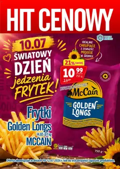 Pogląd gazetki "Prim Market promocja - Frytki Mccain" ze sklepu Prim Market ważnej od 10.07.2026