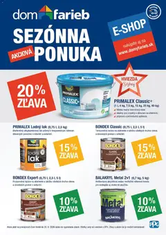 Náhľad Dom farieb letáku platného od 01.06.2026