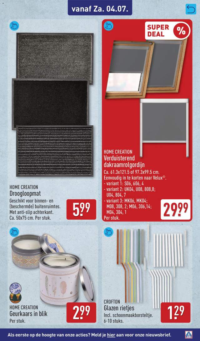 Nieuwe Aldi folder vanaf 29-06