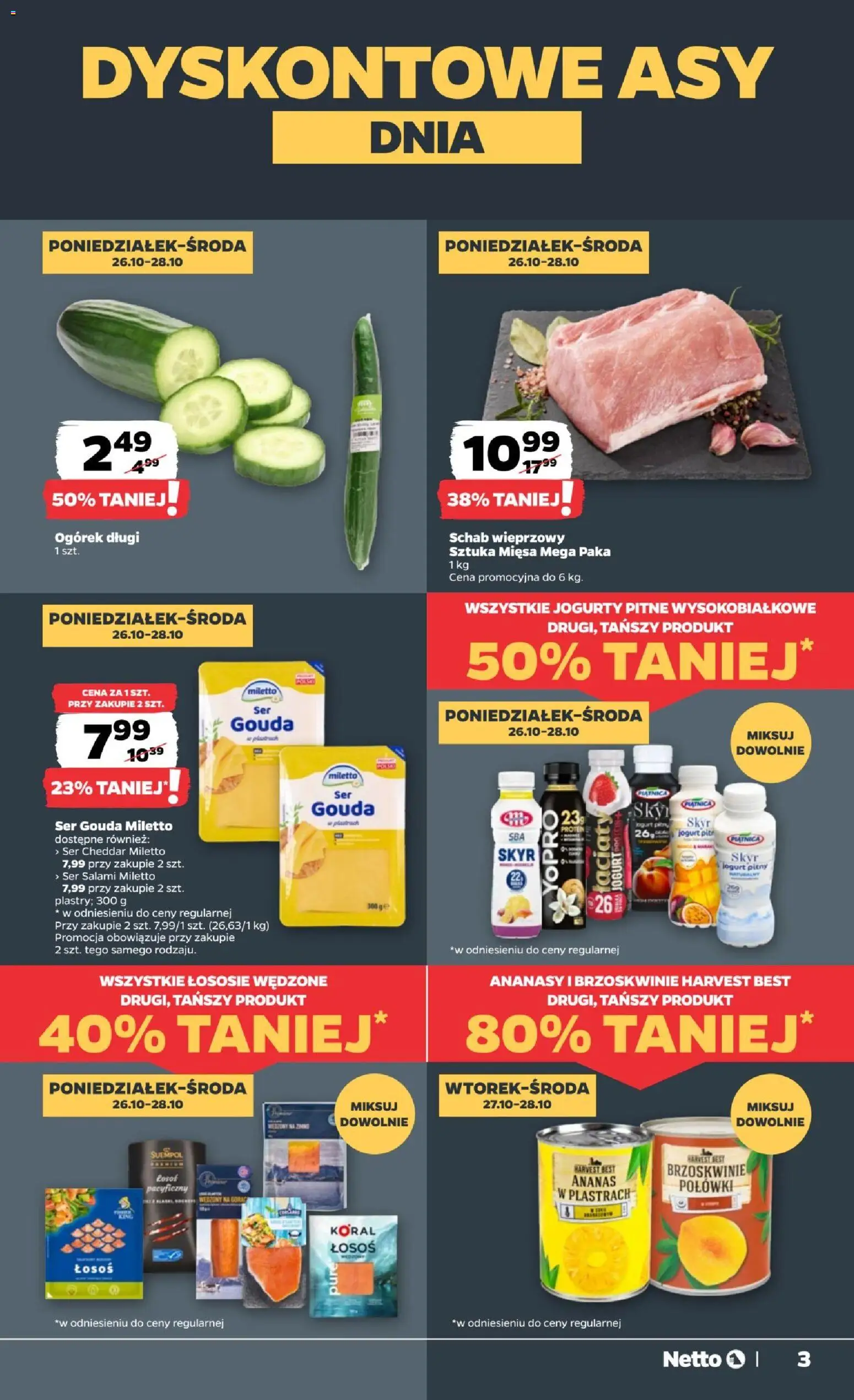 Pogląd gazetki "Netto gazetka od poniedziałku" ze sklepu Netto ważnej od 26.10.2026